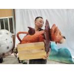 Custom Length Realistic Dinosaur Cosplay Party Prop Silicone Dragon Hand Puppet In Custom Colors for sale