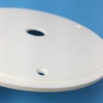 Custom Al2O3 Ceramic Disc With Holes Use In High Temperature Equipment