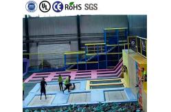 China Large Inside Trampoline Park With Obstacles For Kids Environmental Friendly supplier