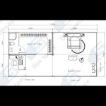 1 Bedrooms Container Home China 20ft Expandable Folding Container House Foldable Homes 20ft With Bathroom for sale