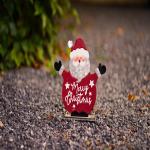 Handmade Outdoor Metal Santa Claus Recycled Metal Indoor Christmas Decorations for sale