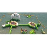 0.9mm PVC Inflatable Water Boucer, Trampoline With Slide, inflatable Trampoline for sale