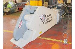 China 360 Degree Rotation Hydraulic Scrap Metal Sheet Cutting Shear For Excavator supplier