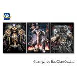 PET / PP 3D Lenticular Pictures , 3D Printing Service Atrocious Ghost Skull Wall Paper for sale