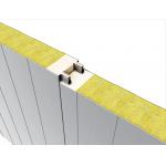 Soundproof RAL Glasswool Sandwich Panel Heat Insulation 64kg/m3 for sale