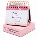 Monthly Desk Advent Table Calendar Printing Threaded Circle Couple Calendar for sale