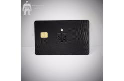 China Laser Cut Gold Silver Metal Membership Card with Ic Contact Chip Diamond Inlay supplier