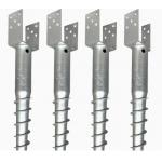 Hot Dipped Galvanized Earth Screw Ground Helical Screw Pile For Solar Mounting for sale