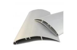 China Custom Building Facade Extruded Aerofoil Fins Aluminum Profile Louvers Blade supplier