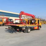 5 Tons Road Rescue Trailer With 5tons Crane   Wrecker With Crane