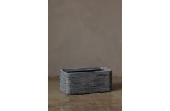 China HAIHONG Gray Rectangular Outdoor Planters Artificial Plant Accessories supplier