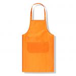 Flyita Custom Logo Printing Gardening Apron Polyester Green Color Wholesale Blank Cooking Apron for sale