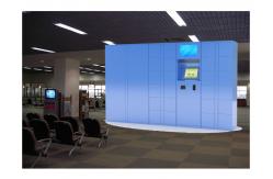 China Intelligent Electronic Locker Rental In Public For Charging Phone With Windows System supplier
