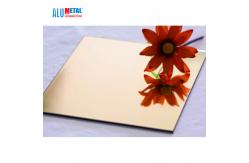 China 5800mm Mirror Aluminum Composite Panel 4mm AA5005 Anodized supplier