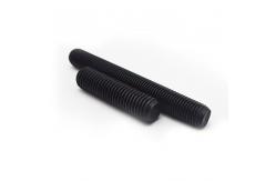 China Double Ended Thread Rods High Tensile M10 M20 Black Zinc Metric Stud Bolts supplier