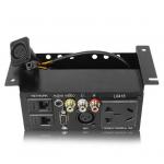 Black Under Table Power Strip Hoisting Multimedia Socket Conference Microphone Socket for sale