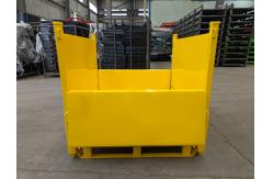 China Efficient Material Management Metal Pallet Cage With 1000kg-2000kg Load Capacity supplier