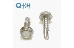 China DIN7504K Hex Head Drilling Screws With EPDM Washer supplier