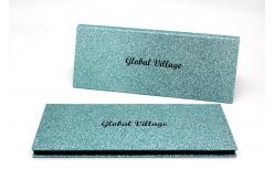 China 14 Pans Eye Shadow Case 27mm Glitter Paper Eyeshadow Palette With Mirror supplier