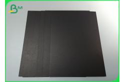 China Recyclable 250g Black Cardboard Paper Sheets With Good Folding supplier