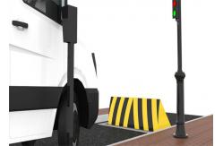 China Customized automatic road blocker , Traffic Control System Rising Steps 3m to 6m lenght supplier