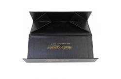 China Collapsible Black Cardboard Triangle Box For Sunglass Shipping supplier