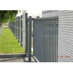 Powder Coated Tubular Steel Fence 75X75mm For Residential for sale
