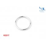 Canvas Pet Belt O Ring Buckle 28mm Inner Diameter Size Polished With Hanging Plating for sale