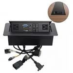 Desktop Conference Table Pop Up Socket 2 Outlets And USB Multipurpose Sockets US Plug for sale