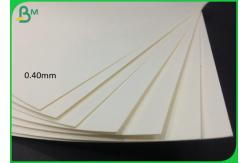 China 0.4MM  Natural White Blotting Paper Board For Making Perfume Blotters supplier