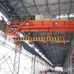 20t QL Double Girder Overhead Crane With Hanging Beam Paralleling To Main Beam for sale
