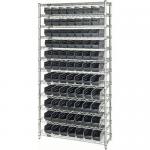 Chrome Plated Wire Mesh Shelves , Industrial Wire Rack For Clean Room / Workshop for sale