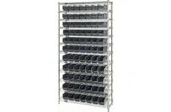 China Customized ESD Storage Shelves, Industrial Wire Shelving System Resistance 10e6-10e9 Ohm supplier