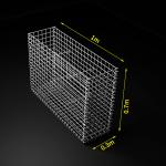 75x75mm Galvanised Stone Cage Welded Mesh Gabion Box for sale
