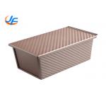 RK Bakeware China Foodservice NSF 680g Commercial Baking Pullman Loaf Pan With Cover , Bread Pan Bread Toast Mold for sale
