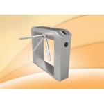 Semi - Automatic Stainless Steel Tripod Turnstiles With Controller / RFID Reader for sale