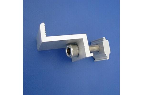 Solar End Clamp Flat Roof Solar Mounting Systems Energy Saving