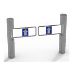 BLDC Motor SUS304 Swing Barrier Gate Acrylic Arm For Supermarket for sale