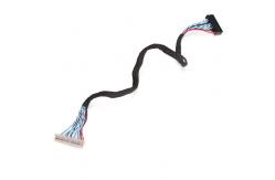China 30 Pin 2ch 8bits LVDS Connector Cable For LCD Panel Display supplier
