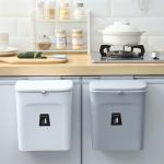 Household Cabinet Door Wall Mounted Toilet Toilet Living Room Hanging Kitchen Trash Can with Lid for sale
