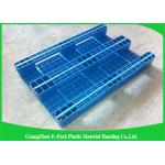 Single Faced Plastic Euro Pallets 100% Virgin HDPE Ventilated For Warehouse for sale