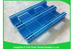 China Single Faced Plastic Euro Pallets 100% Virgin HDPE Ventilated For Warehouse supplier