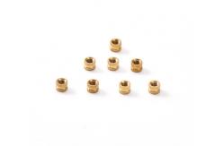 China Injection Molding Brass Knurled Thread Insert Nuts Lead Free Copper supplier