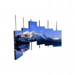 Indoor Wall Mounted 1080p Lcd Video Wall Display Sliding for sale