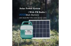 China IP65 Household Lighting Solar Panel System 9W With LED Bulb supplier