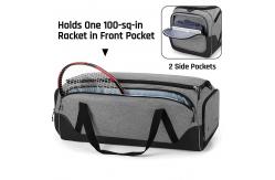 China OEM Badminton Racket Cloth Bag Portable Tennis Duffle Bag With Shoe Compartment supplier