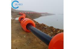 China Foam Filled High Durability Dredging Pipe Floats Corrosion Resistant supplier