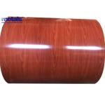 Prepainted Galvalume PPGI Steel Coils Wood Grain Pattern 1.0mmx914mm