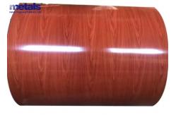China Prepainted Galvalume PPGI Steel Coils Wood Grain Pattern 1.0mmx914mm supplier