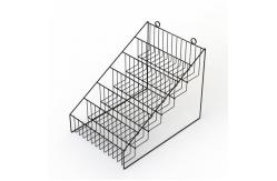 China Counter Top Wire Table Top Display Stands With 6 Layers Boxes Holder supplier